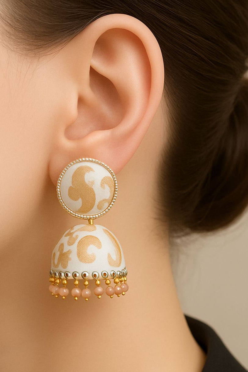AM-1115- Floral Jhumka